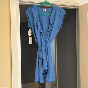 FINAL REDUCTION Sunday Best Blue Wrap Dress Size 4
